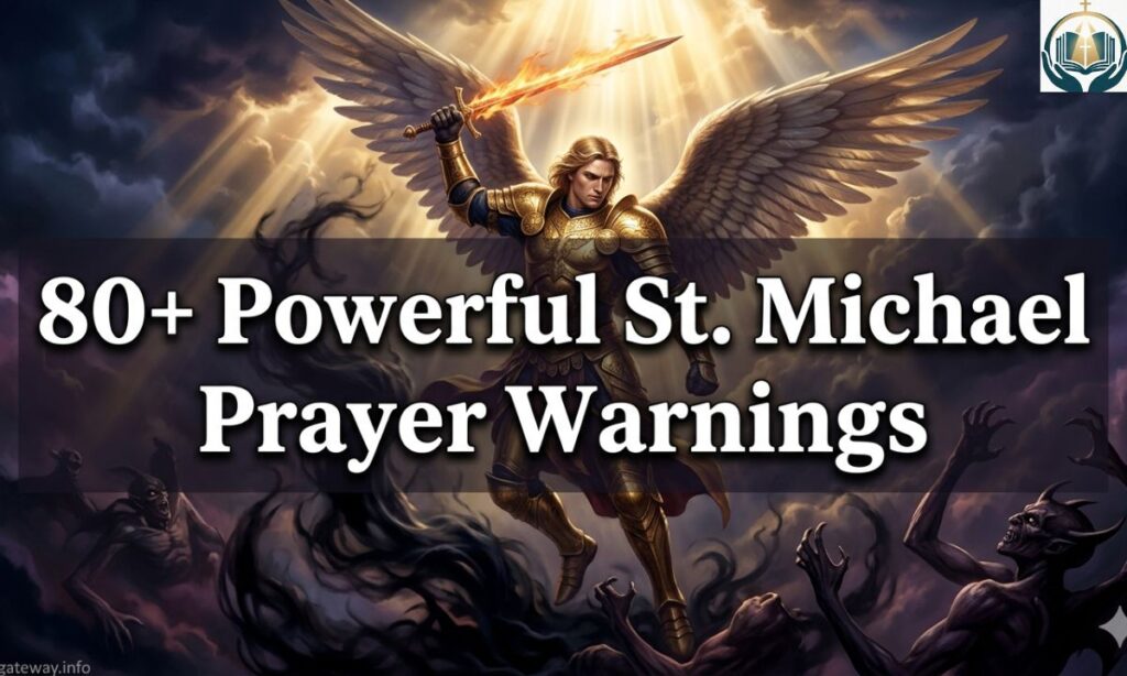 St. Michael the Archangel prayer warnings for spiritual protection and daily defense against evilYou said: what its permalink